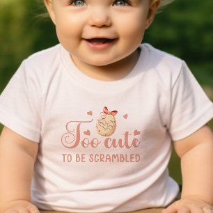 Lustiges Ei zu süß zum Zerdrücken Baby T-shirt
