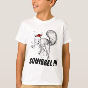 Lustiges Eichhörnchen mit Hut Weihnachtsurlaub Old T-Shirt