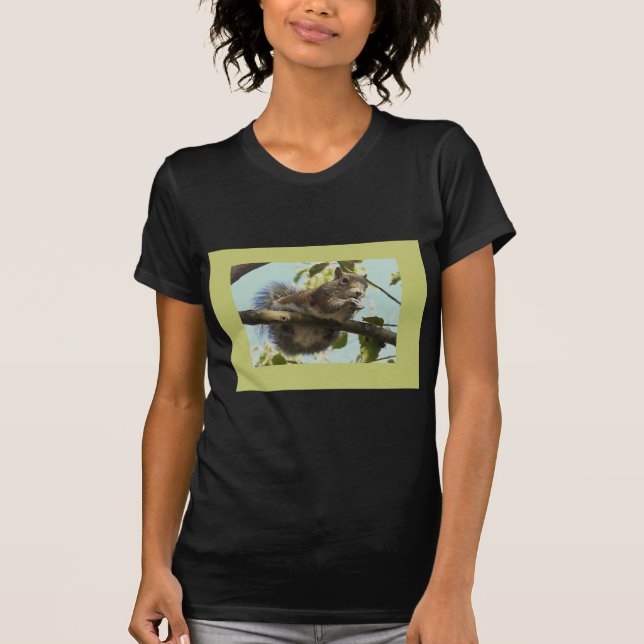 Lustiges Eichhörnchen T-Shirt (Vorderseite)