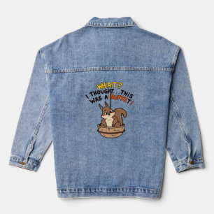 Lustiges Eichhörnchen Was? Ich dachte, das wäre ei Jeansjacke