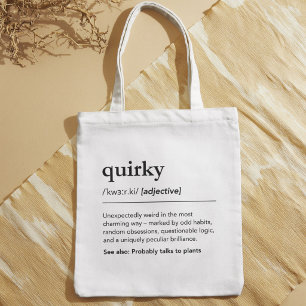 Lustiges Eigenartiges Definitionsgeschenk für Freu Tragetasche