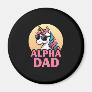 Lustiges Einhorn Dad Laufey Männer Vatertag Christ Magnet