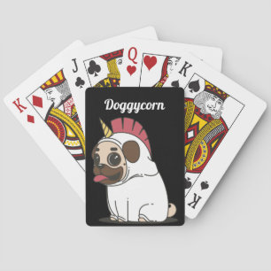 Lustiges Einhorn - Doggycorn Spielkarten