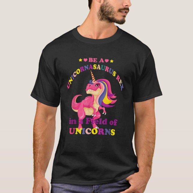 lustiges Einhorn T-Shirt (Vorderseite)