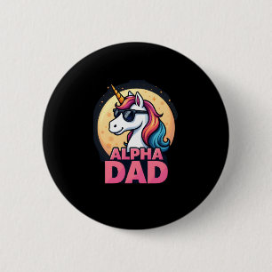Lustiges Einhorn-Vater Laufey Herren Vatertag Weih Button
