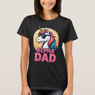 Lustiges Einhorn-Vater Laufey Männer Vatertag Weih T-Shirt