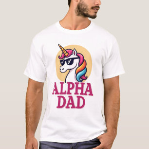 Lustiges Einhorn-Vater Laufey Männer Vatertag Weih T-Shirt