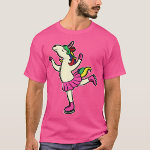 Lustiges Eis laufendes Einhorn für Eis laufende Mä T-Shirt