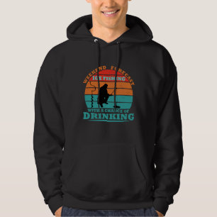 Lustiges Eisangeln Hoodie