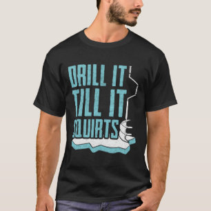 Lustiges Eisangler-Design für Männer Frauen Eisang T-Shirt