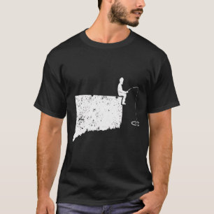 Lustiges Eisfischen T-Shirt CT Eisfischer Humor
