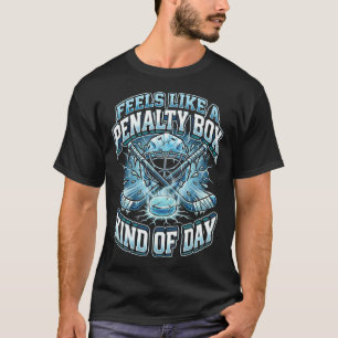 Lustiges Eishockey gefühlt wie eine Strafbank-Art T-Shirt