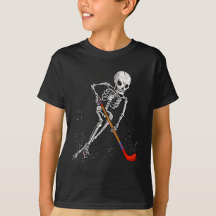 Lustiges Eishockey-Geschenk Skelett für Männer Kin T-Shirt