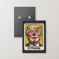 Lustiges El Pendejo Satirisches Trump Clown Portra