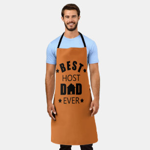 Lustiges elegantes Vatertagsgeschenk Bester Gastge Schürze