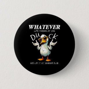 Lustiges Enten-Shirt Lustiger Spruch Grafische T-S Button