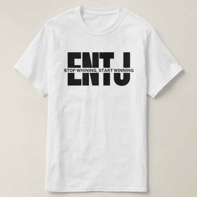 lustiges ENTJ Sprichwort ENTJ Zitat ENTJ meme T-Shirt (Design vorne)