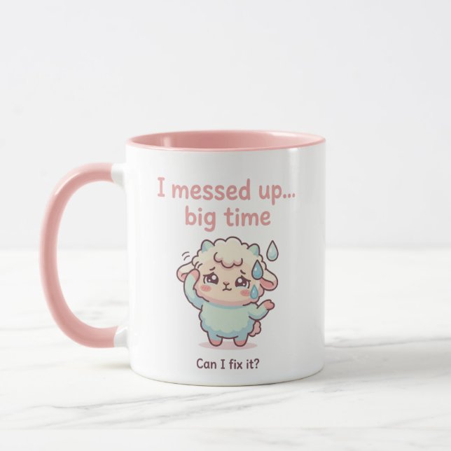 Lustiges Entschuldigungsgeschenk – Ich habe es tot Tasse (Links)