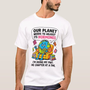 Lustiges Erde-Lesebuch - Unser Planet muss sich an T-Shirt