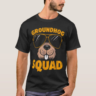 Lustiges Erdhörnchen-Team präsentiert Frohen Erdhö T-Shirt