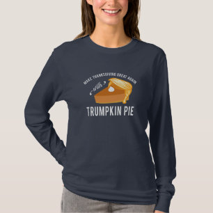 Lustiges Erntedank Trumpkin Torten-Shirt T-Shirt