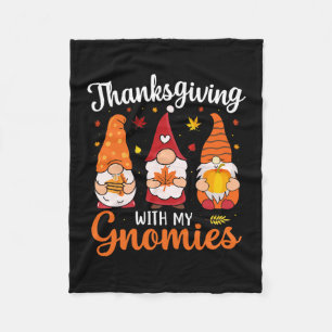 Lustiges Erntedankfest mit meinen Gnomies Süßer Gn Fleecedecke