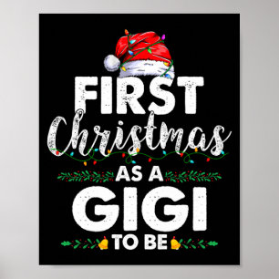 Lustiges erstes Weihnachten als zukünftige Gigi zu Poster