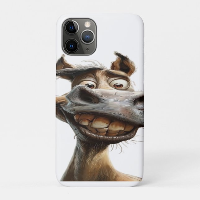 lustiges Eselkunstdesign Case-Mate iPhone Hülle (Rückseite)