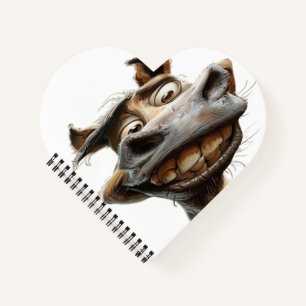 lustiges Eselkunstdesign Notizbuch