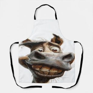 lustiges Eselkunstdesign Schürze