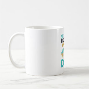 Lustiges Euphonium Papa Vintage Musik Design_1 Kaffeetasse