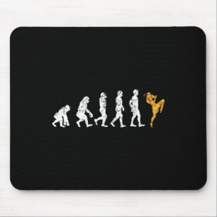 Lustiges Evolution-Kickbox-Geschenk Muay Thai Mousepad