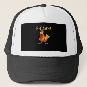 Lustiges F-Caw-F Huhn Kreatives Casual Truckerkappe