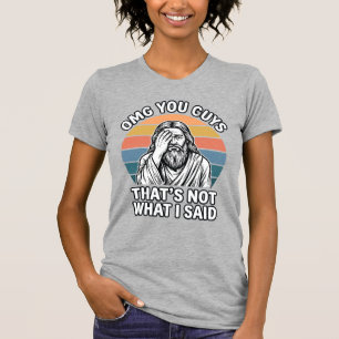 Lustiges Facepalm Retro Zitat Vintage Gravur Shirt