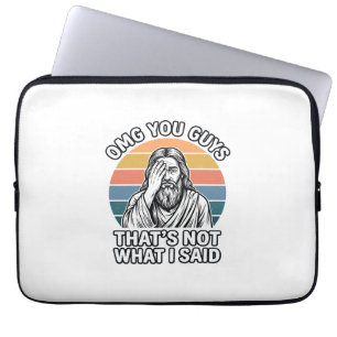 Lustiges Facepalm Retro Zitat Vintage Gravur Shirt Laptopschutzhülle