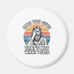 Lustiges Facepalm Retro Zitat Vintage Gravur Shirt Magnet