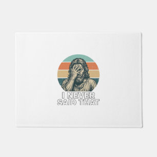 Lustiges Facepalm Vintage Gravur Zitat Design_1 Fußmatte