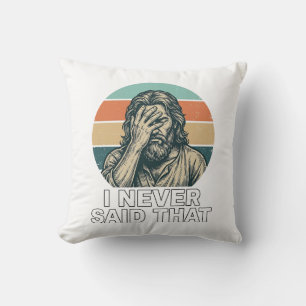 Lustiges Facepalm Vintage Gravur Zitat Design_1 Kissen