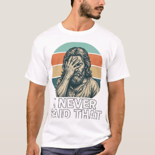 Lustiges Facepalm Vintage Gravur Zitat Design_1 T-Shirt