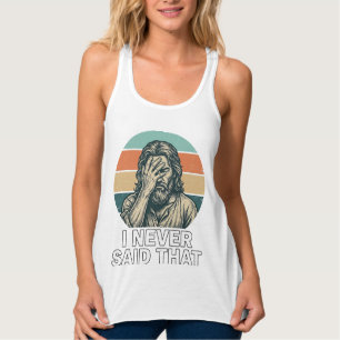 Lustiges Facepalm Vintage Gravur Zitat Design_1 Tank Top