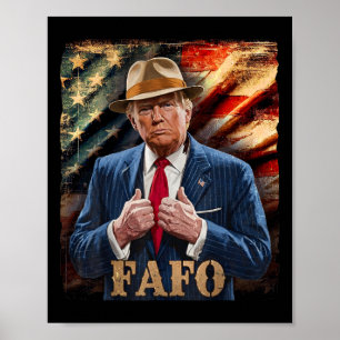 Lustiges Fafo Trump Fafo Amerikanisch Usa _4 Poster