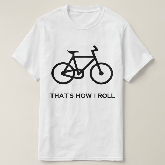 Lustiges Fahrrad T-Shirt (Design vorne)