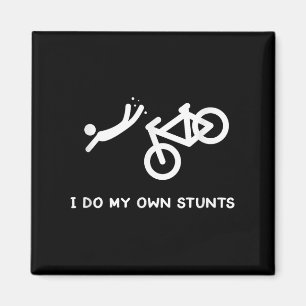 Lustiges Fahrradliebhaber-Shirt - Ich mache meine Magnet