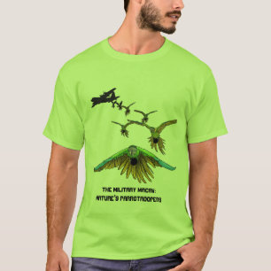 Lustiges Fallschirmjäger Parrotrooper Macaw-Shirt T-Shirt