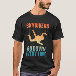Lustiges Fallschirmspringer-Design für Männer Frau T-Shirt