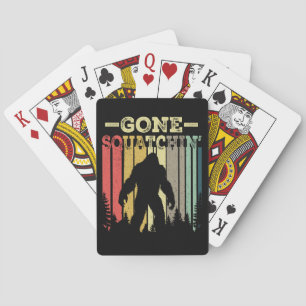 Lustiges Familienspiel Bigfoot verschwunden Sasqua Spielkarten