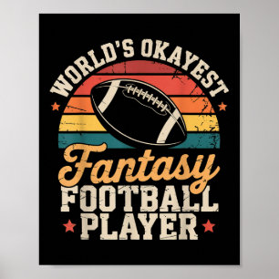 Lustiges Fantasy-Football-Spieler-Outfit - Fantasy Poster