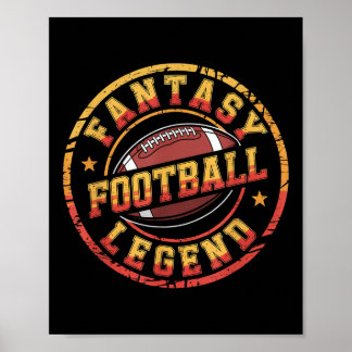Lustiges Fantasy-Football-Spieler-Outfit - Fantasy Poster