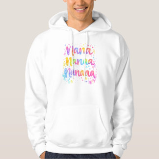 Lustiges Farbige Traumhaftes Zitat Farbkleckse Reg Hoodie