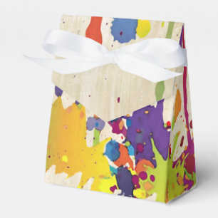 LUSTIGES FARBspritzen II + Ihr backgr. u. Ideen Geschenkschachtel